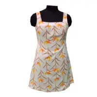 100% cotton printed ladies dress